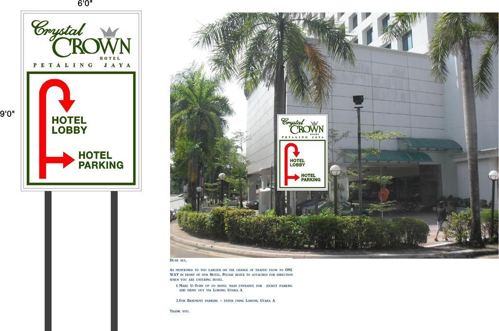 Crystal Crown Hotel Petaling Jaya Eksteriør billede